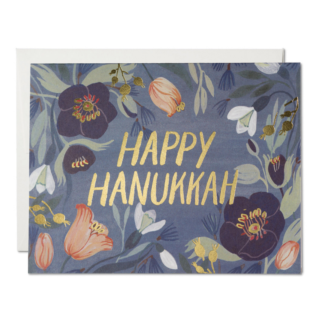Hanukkah Flowers -Hannukah -Boxed Set of 8