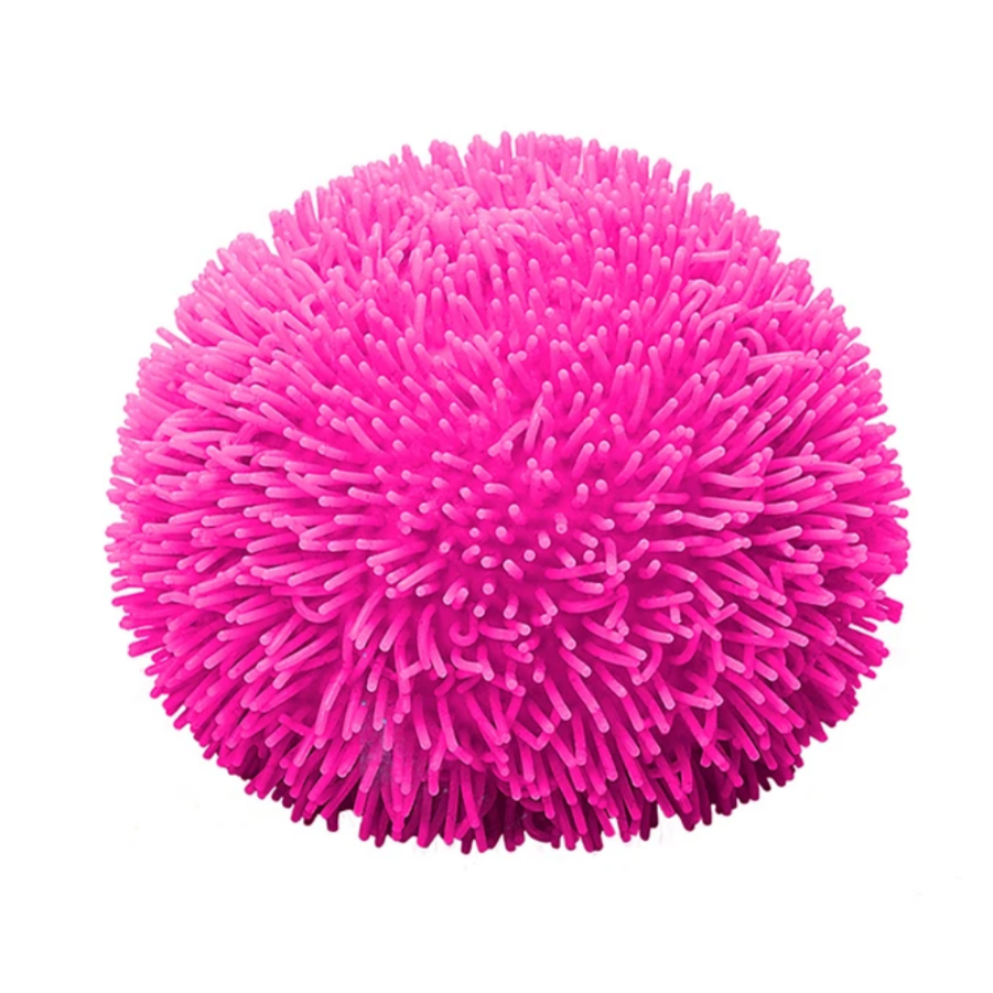 pink shaggy nee doh ball