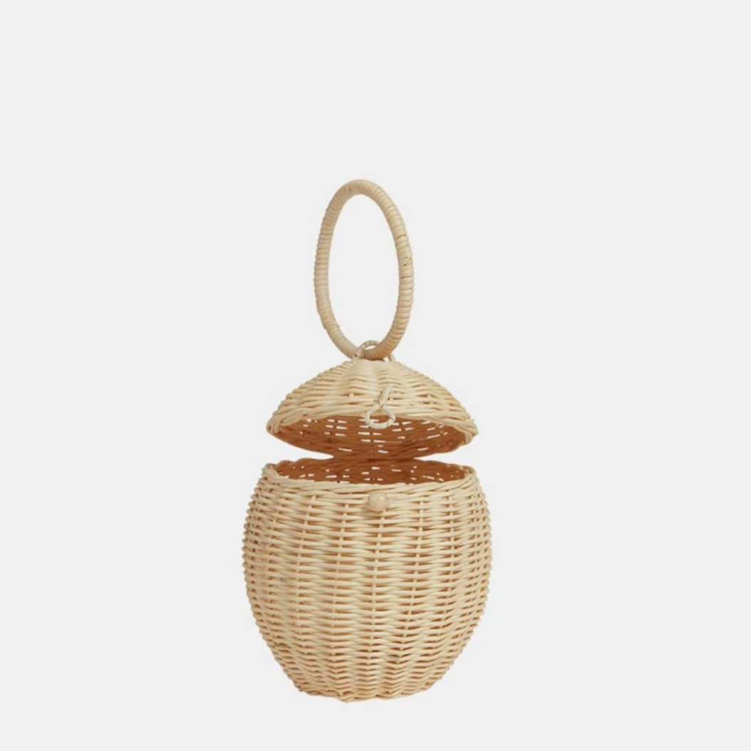Rattan Egg Basket