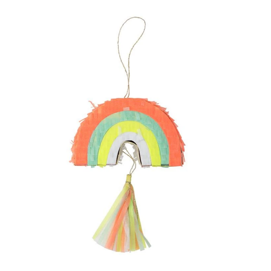 picture of intact rainbow pinata