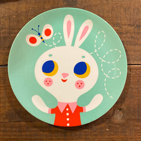 Rabbit Plate -Helen Dardik