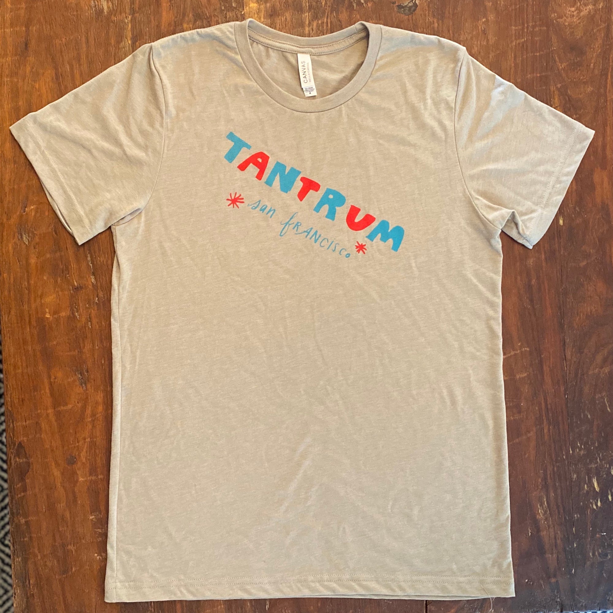Tantrum Short Sleeve Grey Adult T-Shirt -Kelly Tunstall