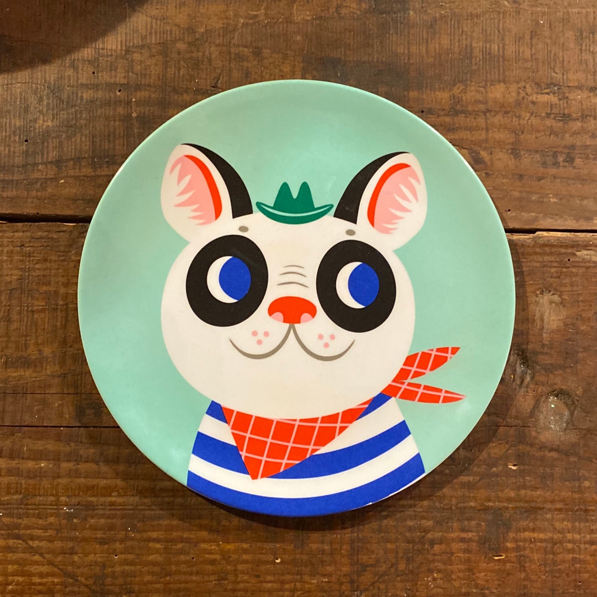French Bulldog Plate -Helen Dardik