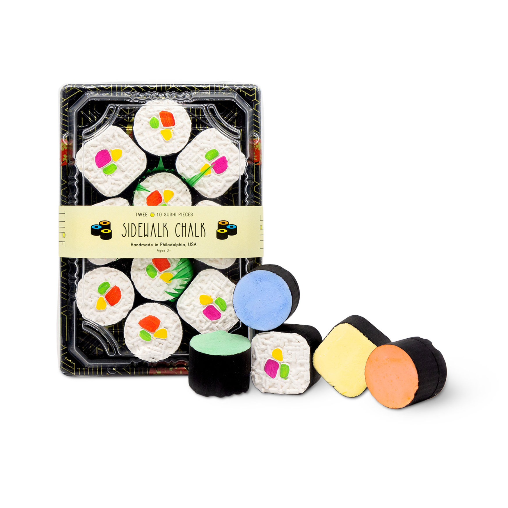 Sushi Maki Roll Handmade Sidewalk Chalk