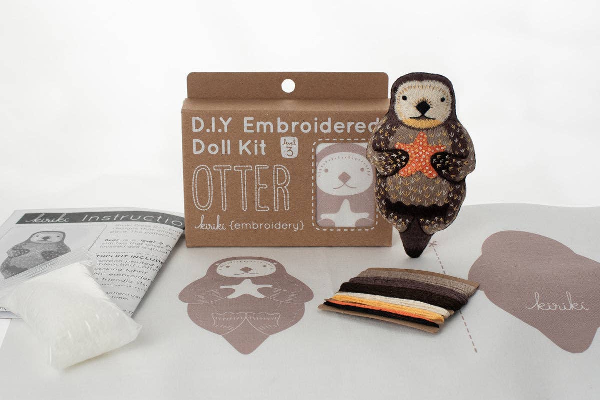 Otter - Embroidery Kit (12yrs-adult)