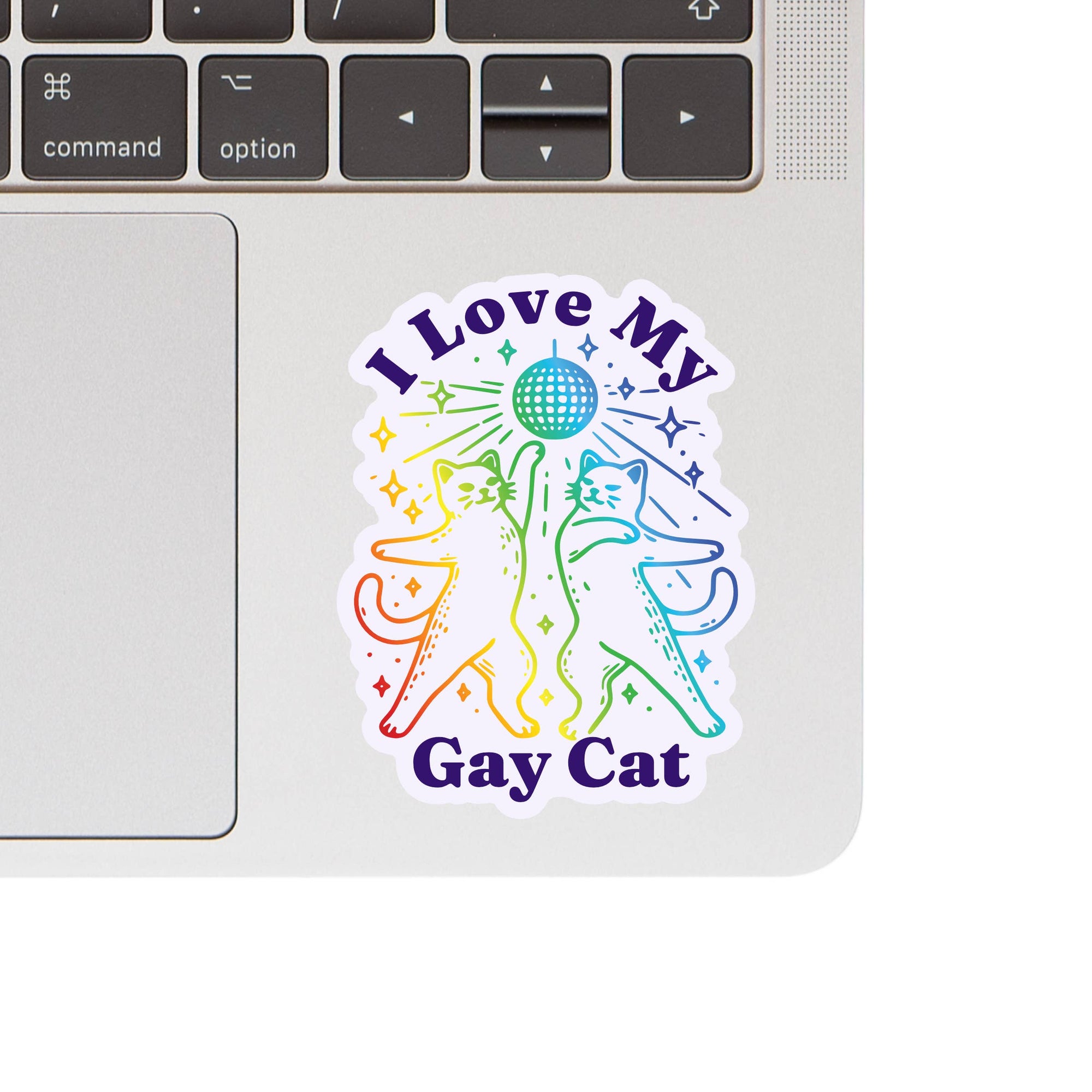 I Love My Gay Cat High Quality Vinyl Sticker