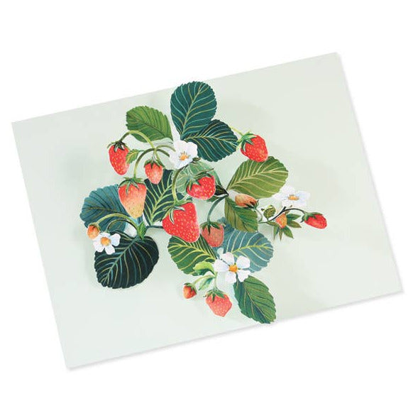 Strawberries Pop-Up Card