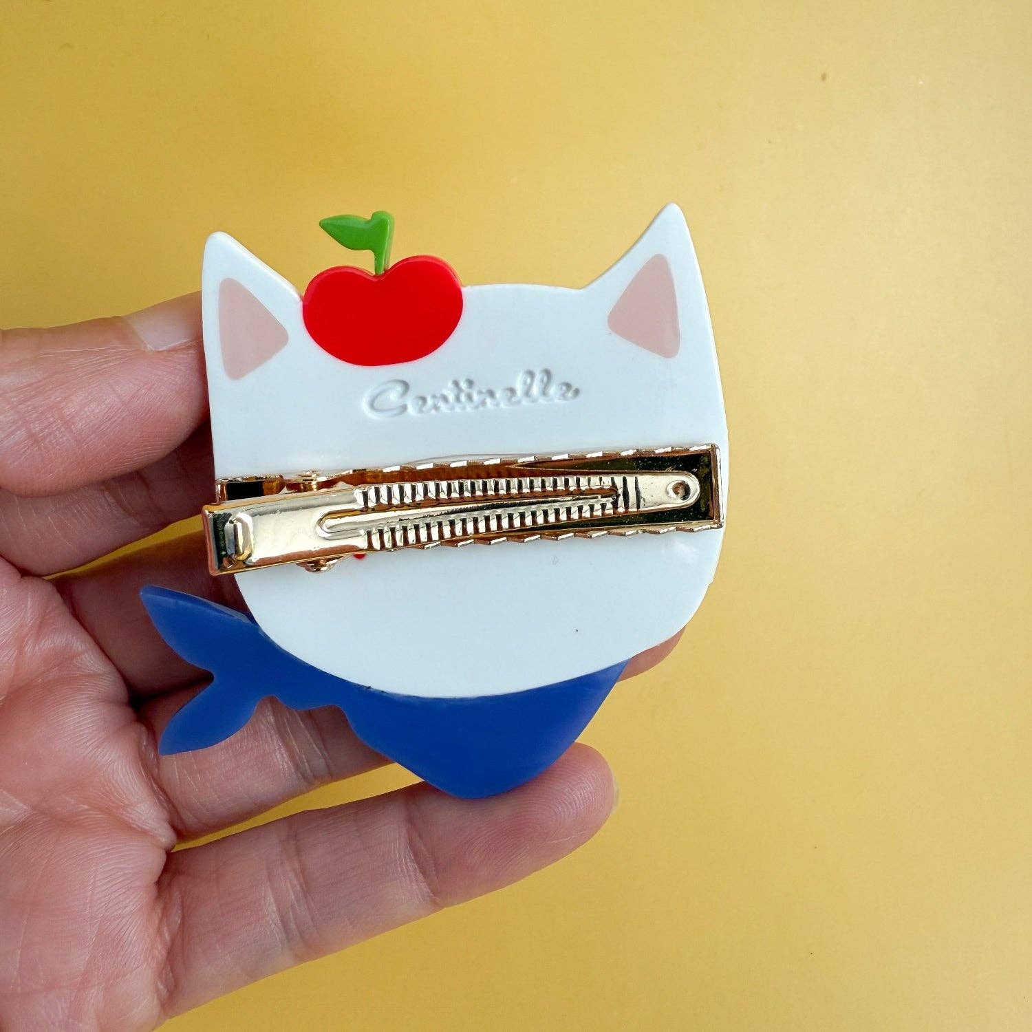 Apples Kitty Cat Alligator Hair Clip