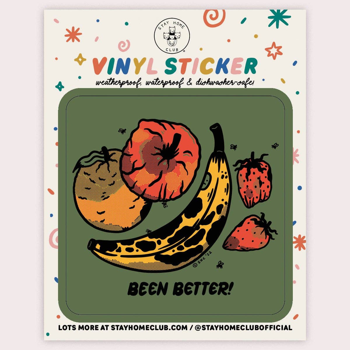 Been Better (Fruit Plate) Vinyl Sticker