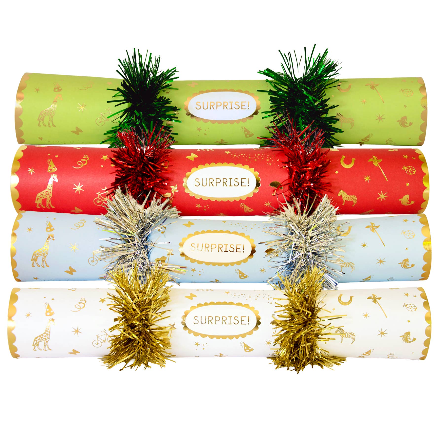 Surprise Crackers - Christmas Holiday - Assorted Colors