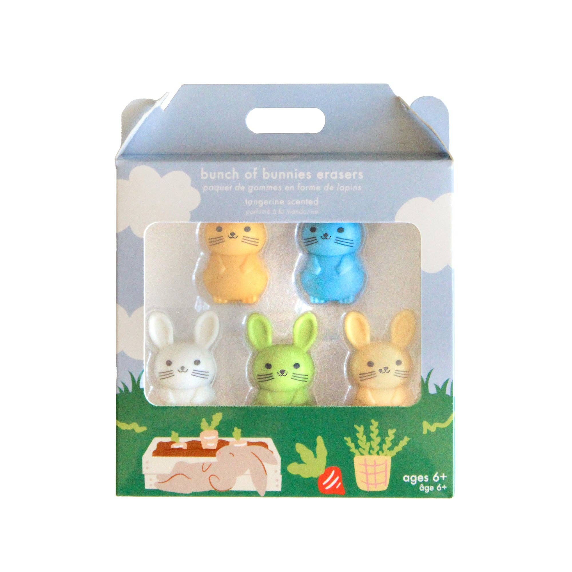 Bunnies Eraser Set - 2 Color Options