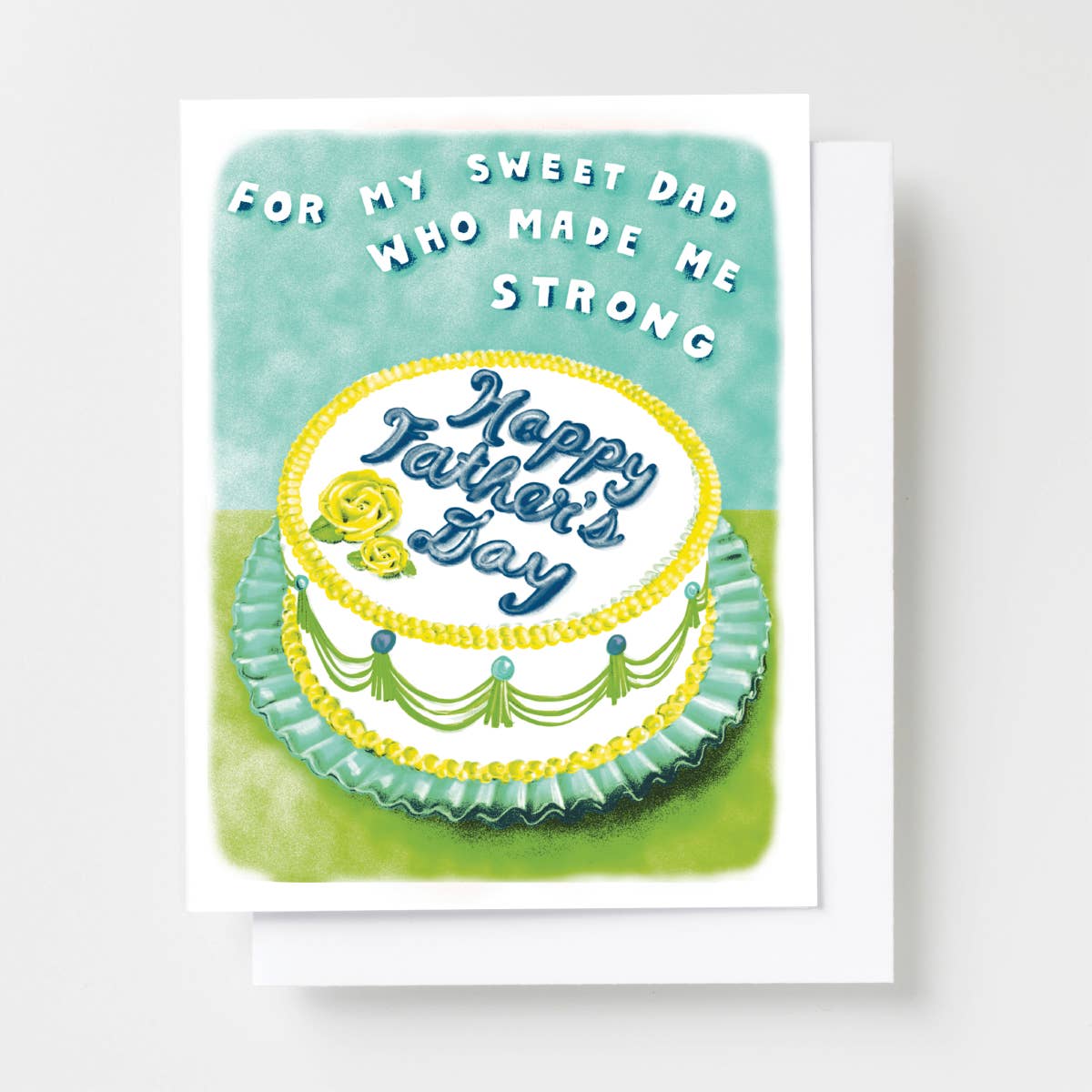 Sweet Dad Risograph Card - Father's Day Greeting Card