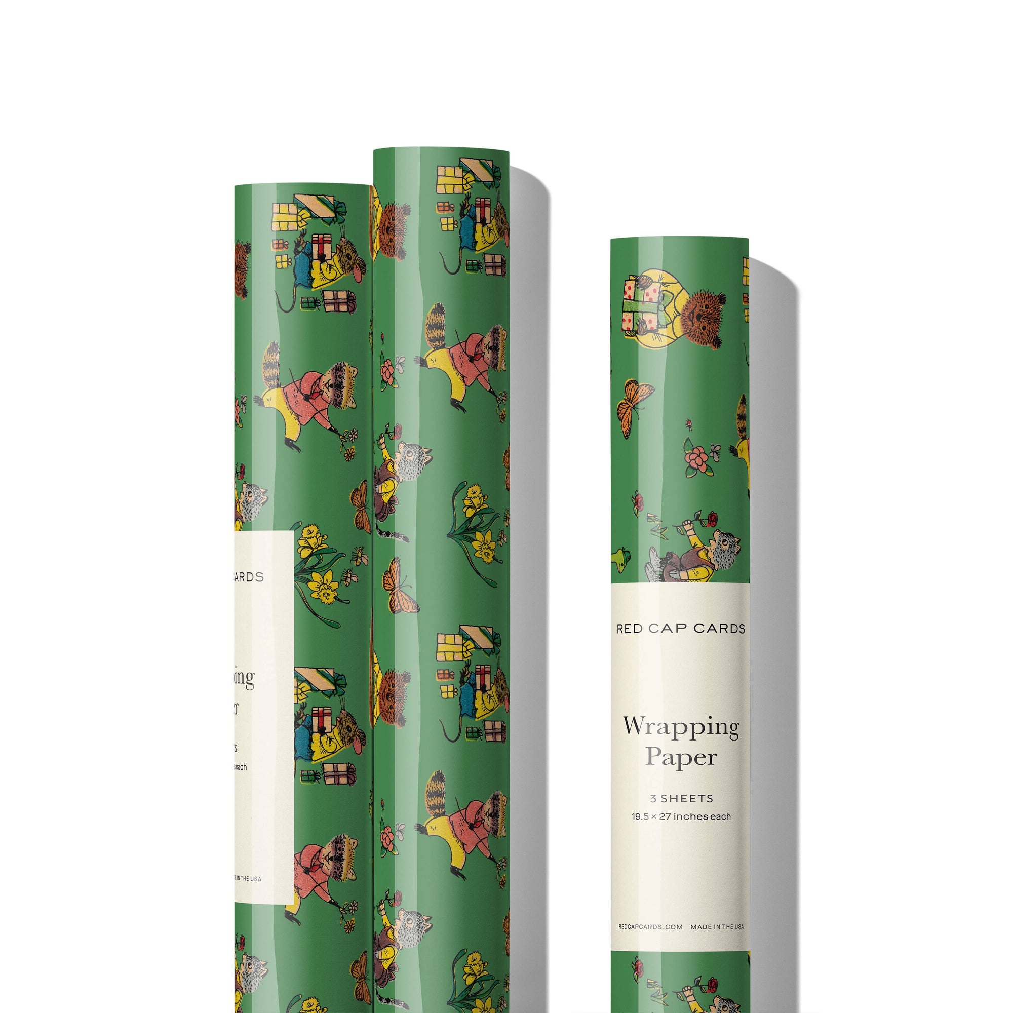 Critter Wishes wrapping paper (roll or sheet)