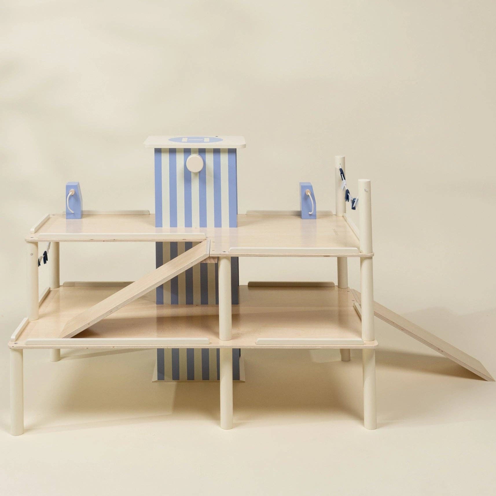 Oversized Wooden Parking Garage Playset