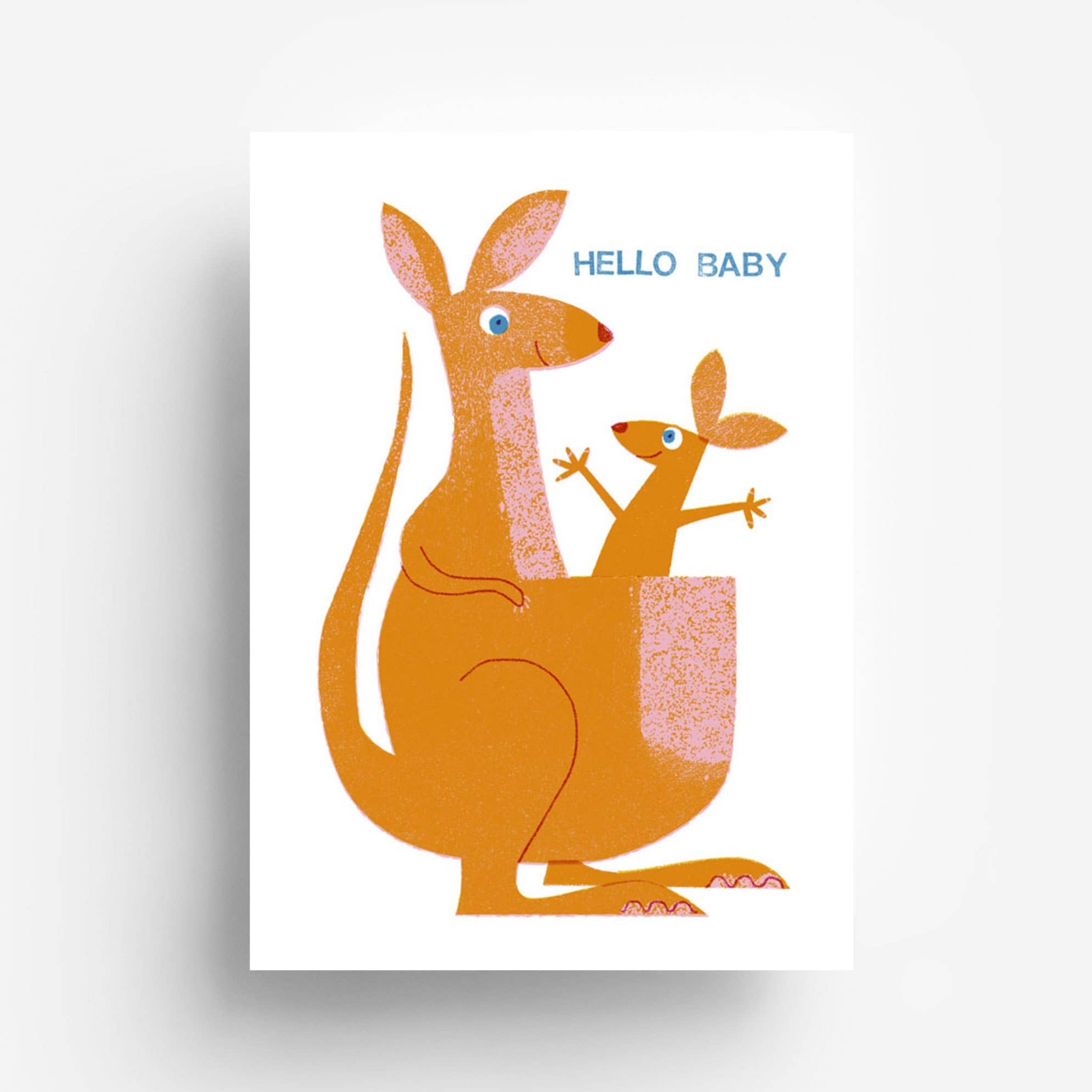 Kangaroo Postcard -Barbara Dziadosz