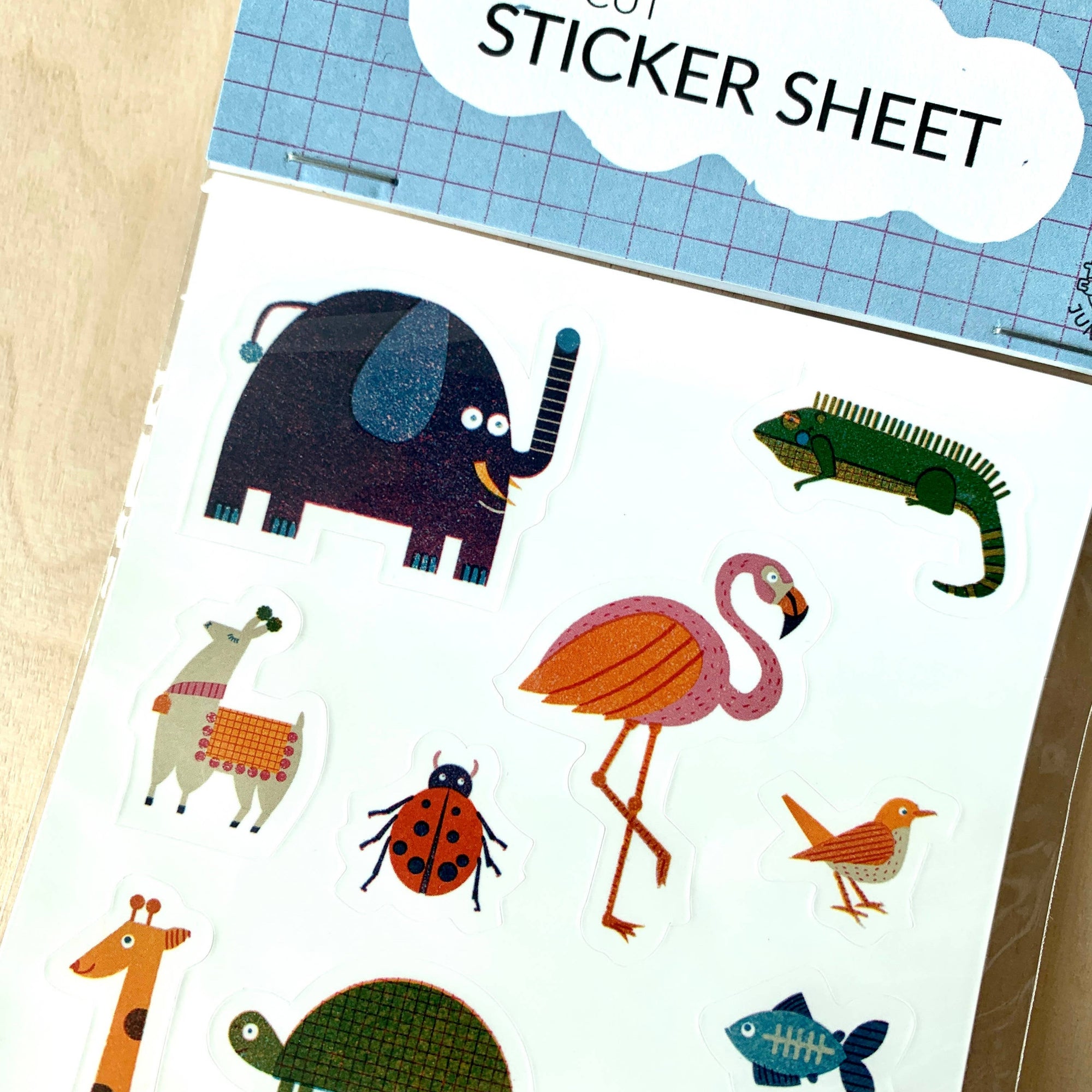 Animals Kiss Cut Sticker Sheet -Barbara Dziadosz