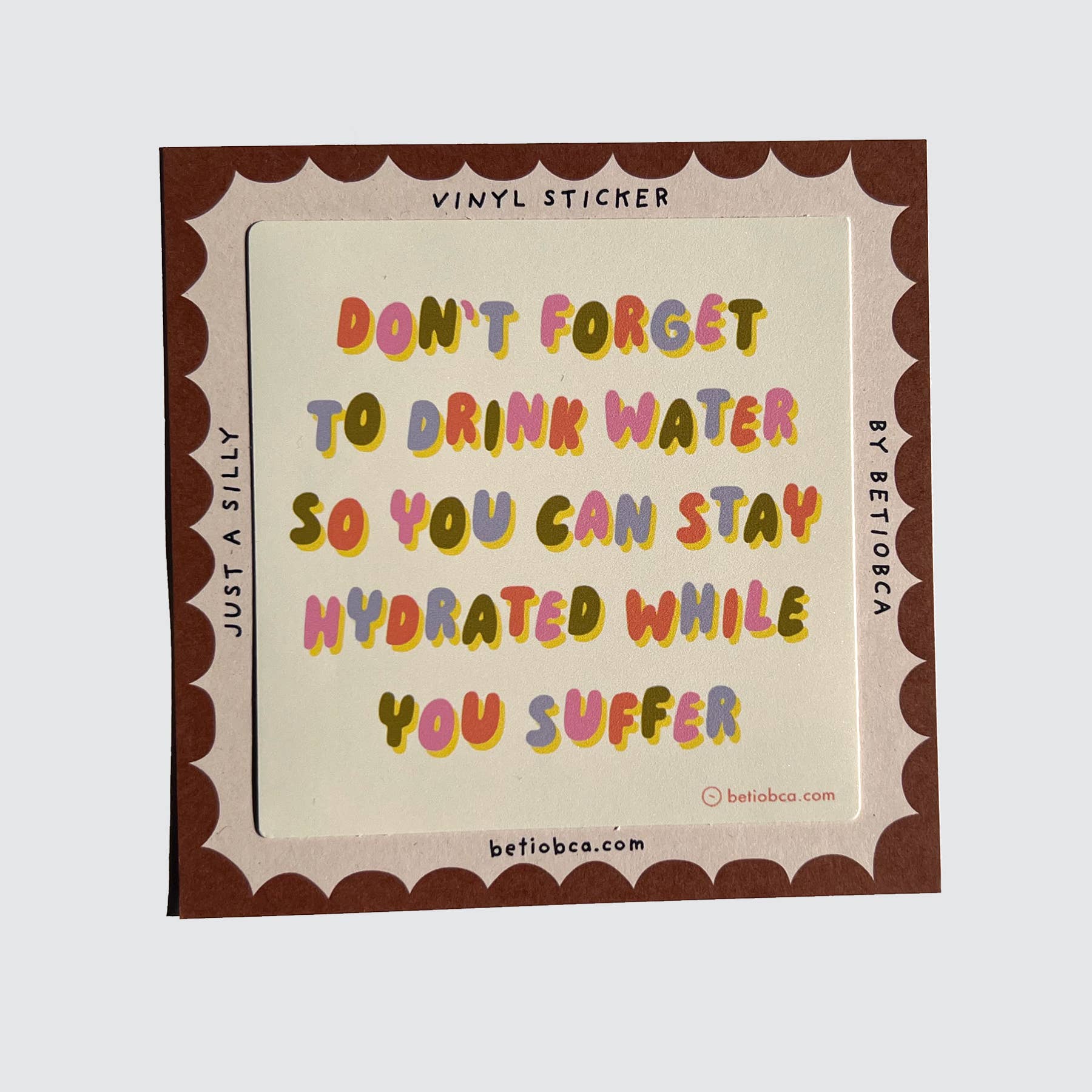 Hydrated While You Suffer