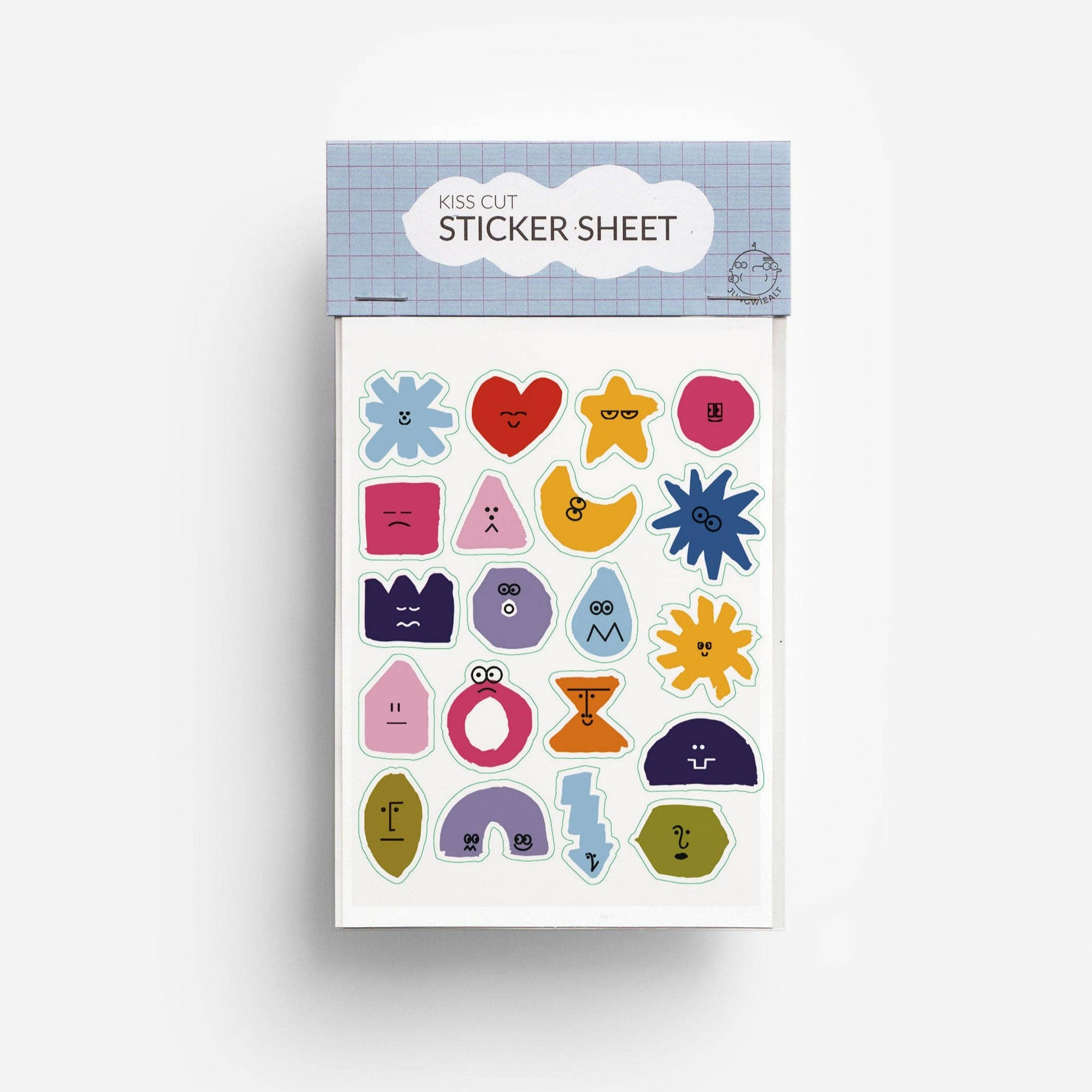 Emotions Kiss Cut Sticker Sheet -Barbara Dziadosz