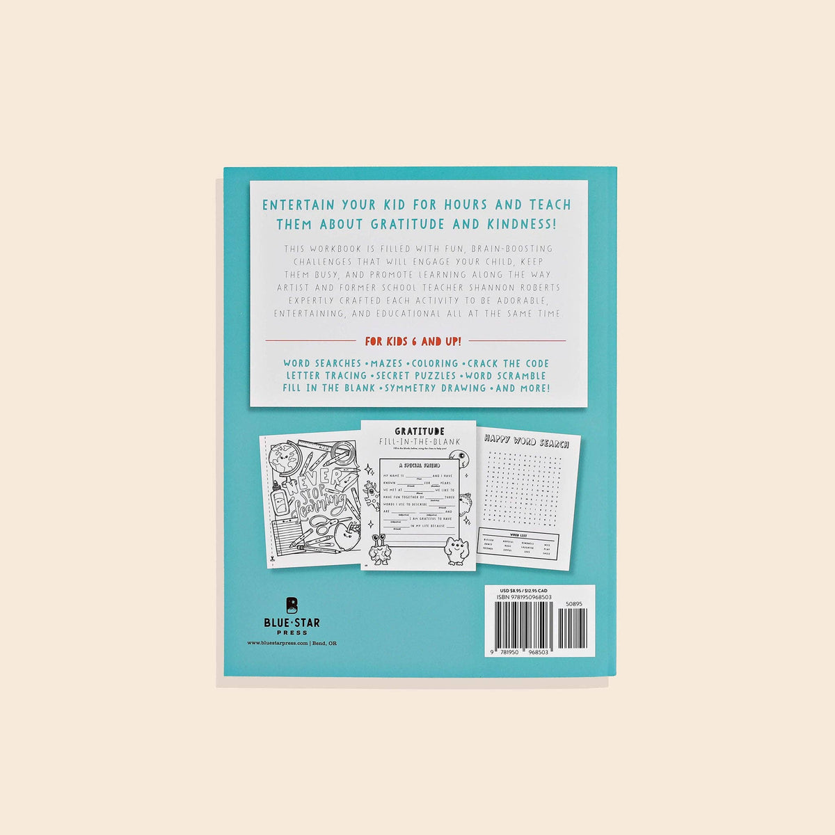 Gratitude For Kids (Mindfulness Activity Book for Kids)