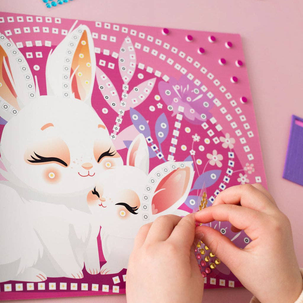 Stick'N Fun - XL Mosaics Cuddly Animals