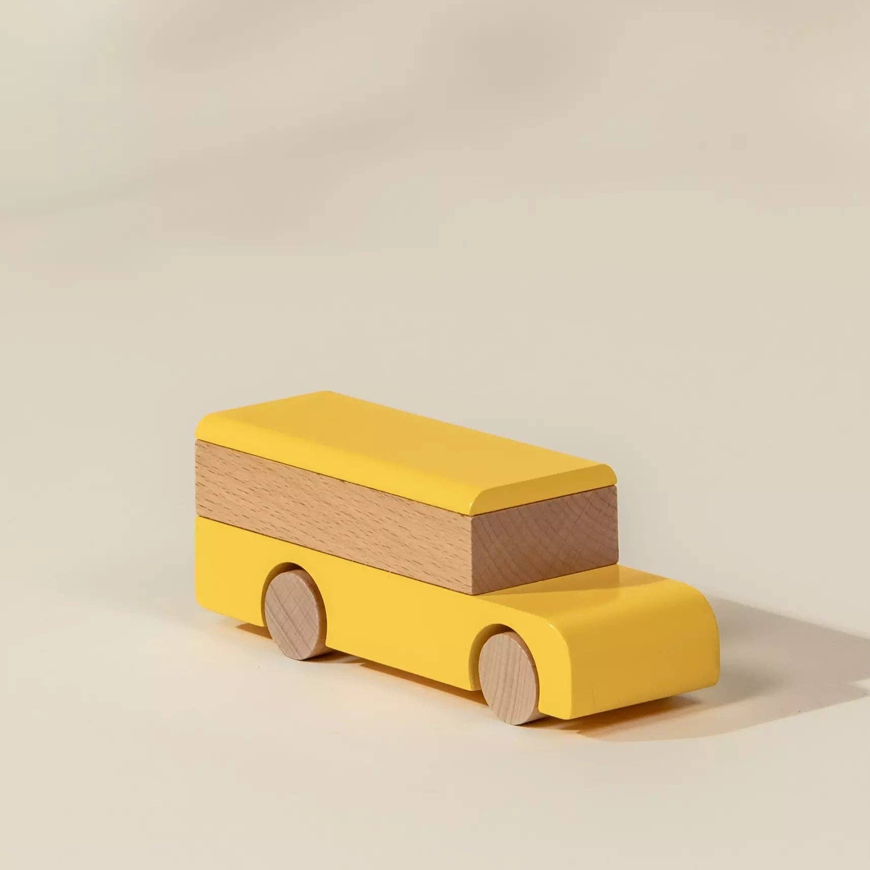 Wooden Vehicle - School Bus