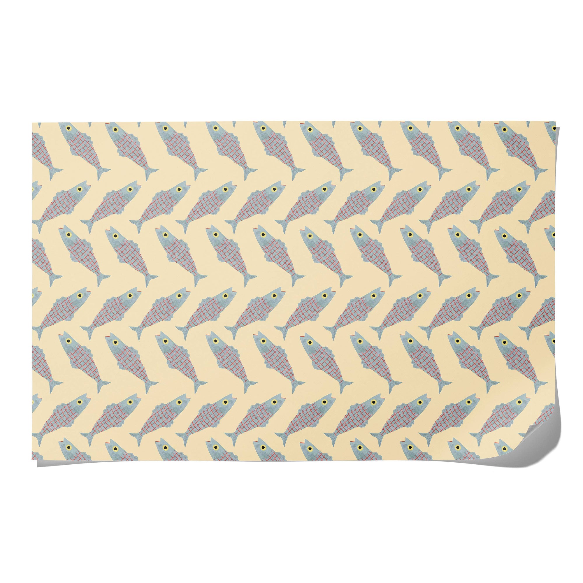 Herring wrapping paper -single sheet