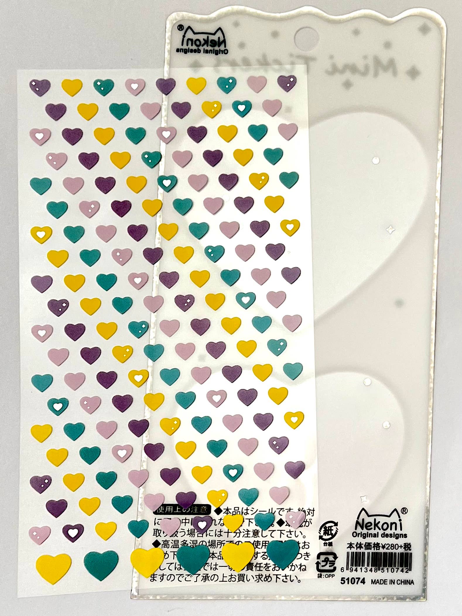 MINI COOL HEARTS STICKERS