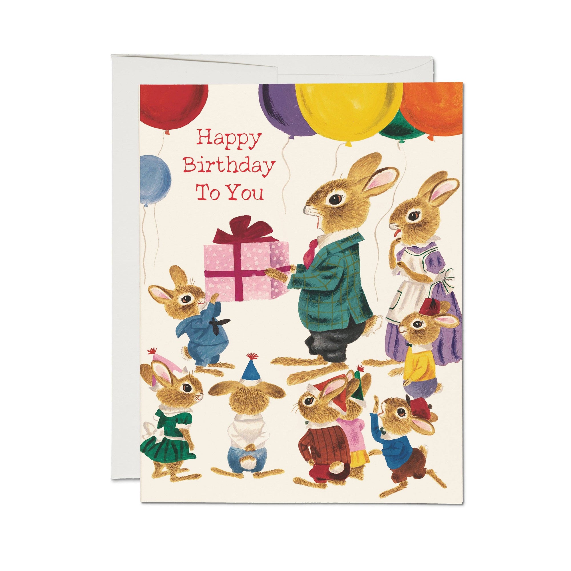 Rabbit Party card