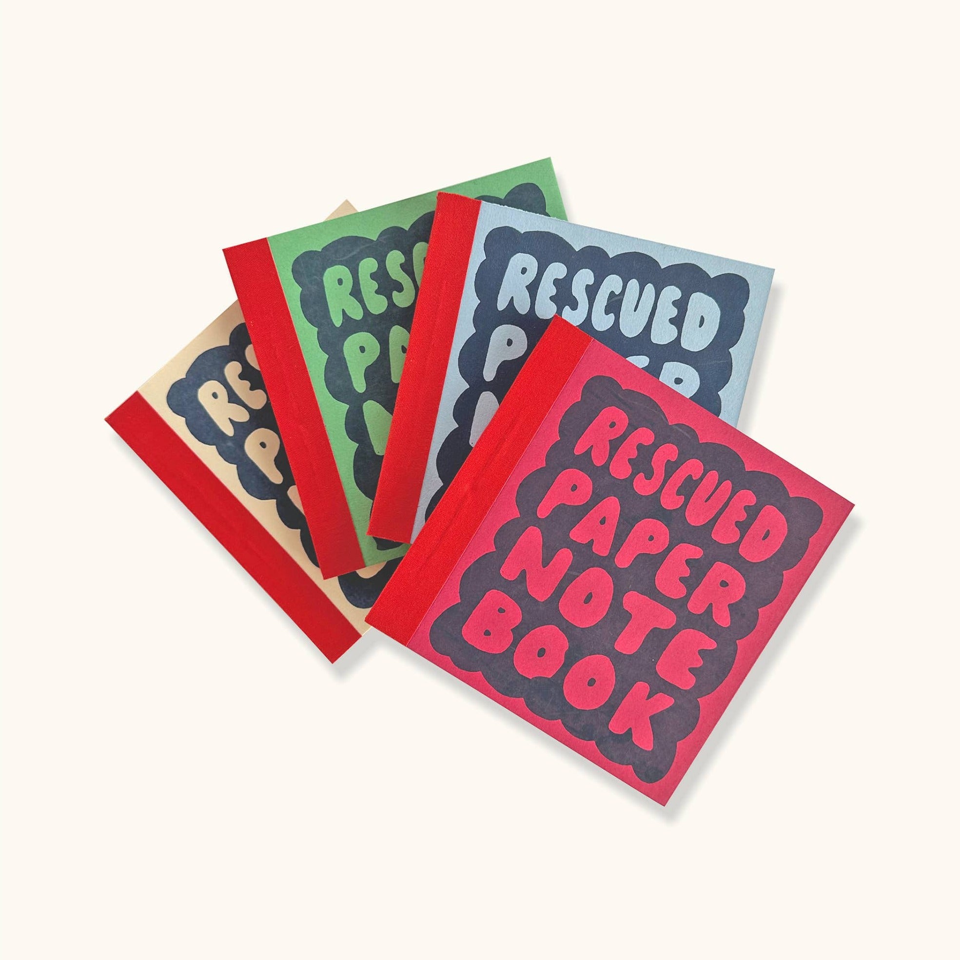 Small Rescued Paper Notebook In Assorted Colors