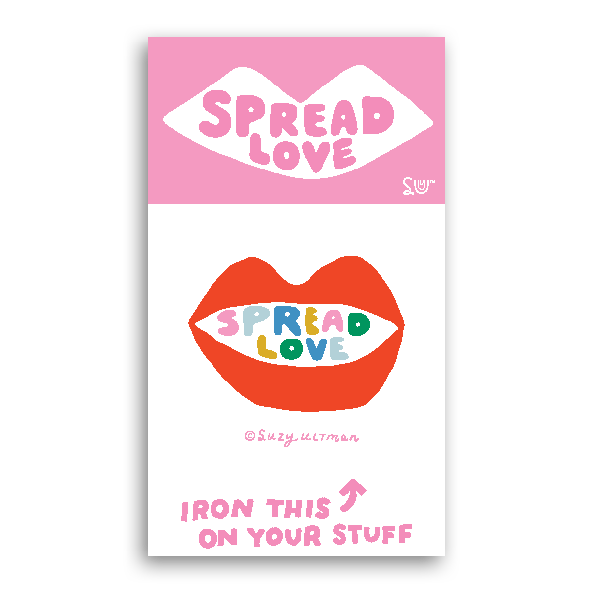 HDP x Suzy Ultman Pack of Love, 6 L'il Something Iron-On Cards