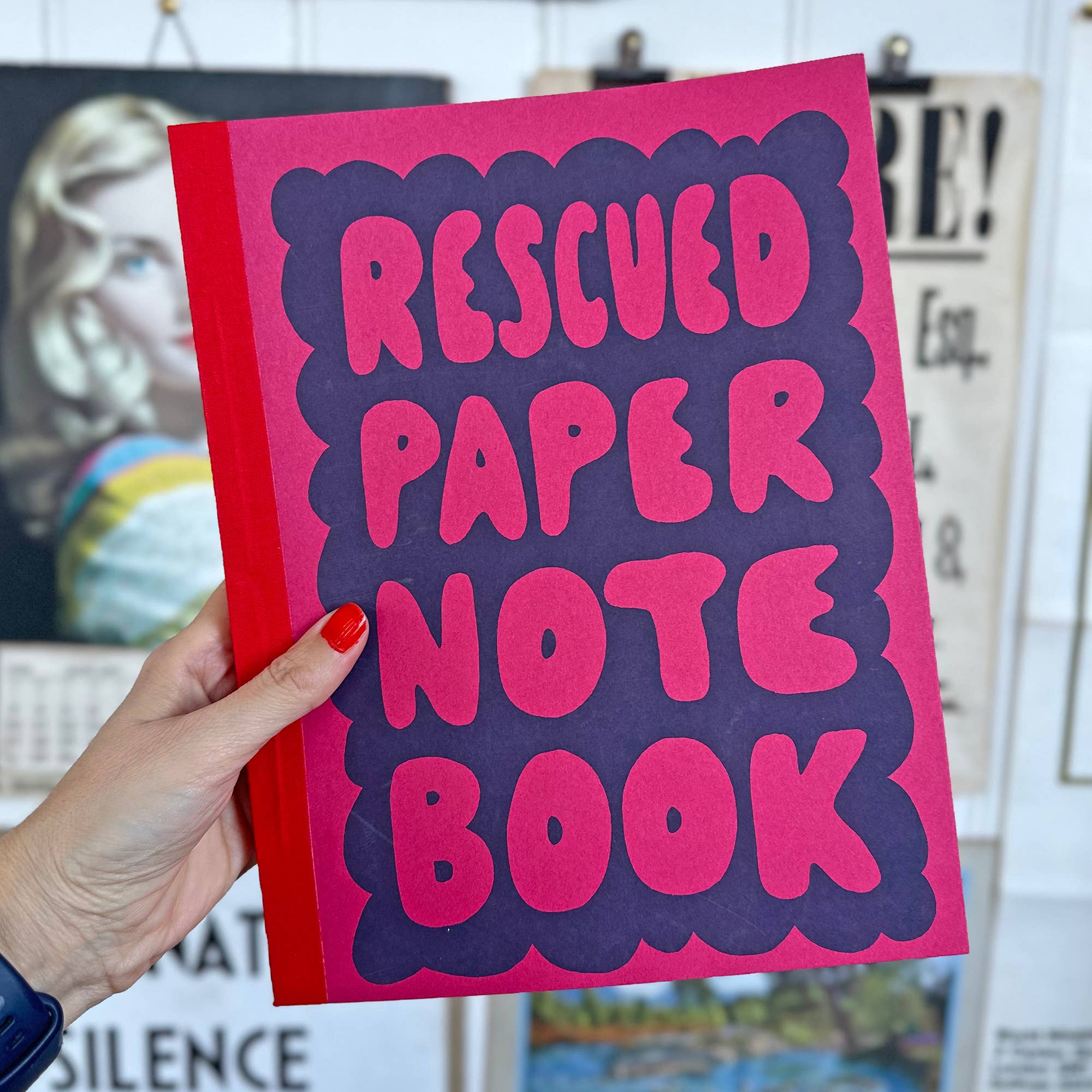 Large Rescued Paper Notebook