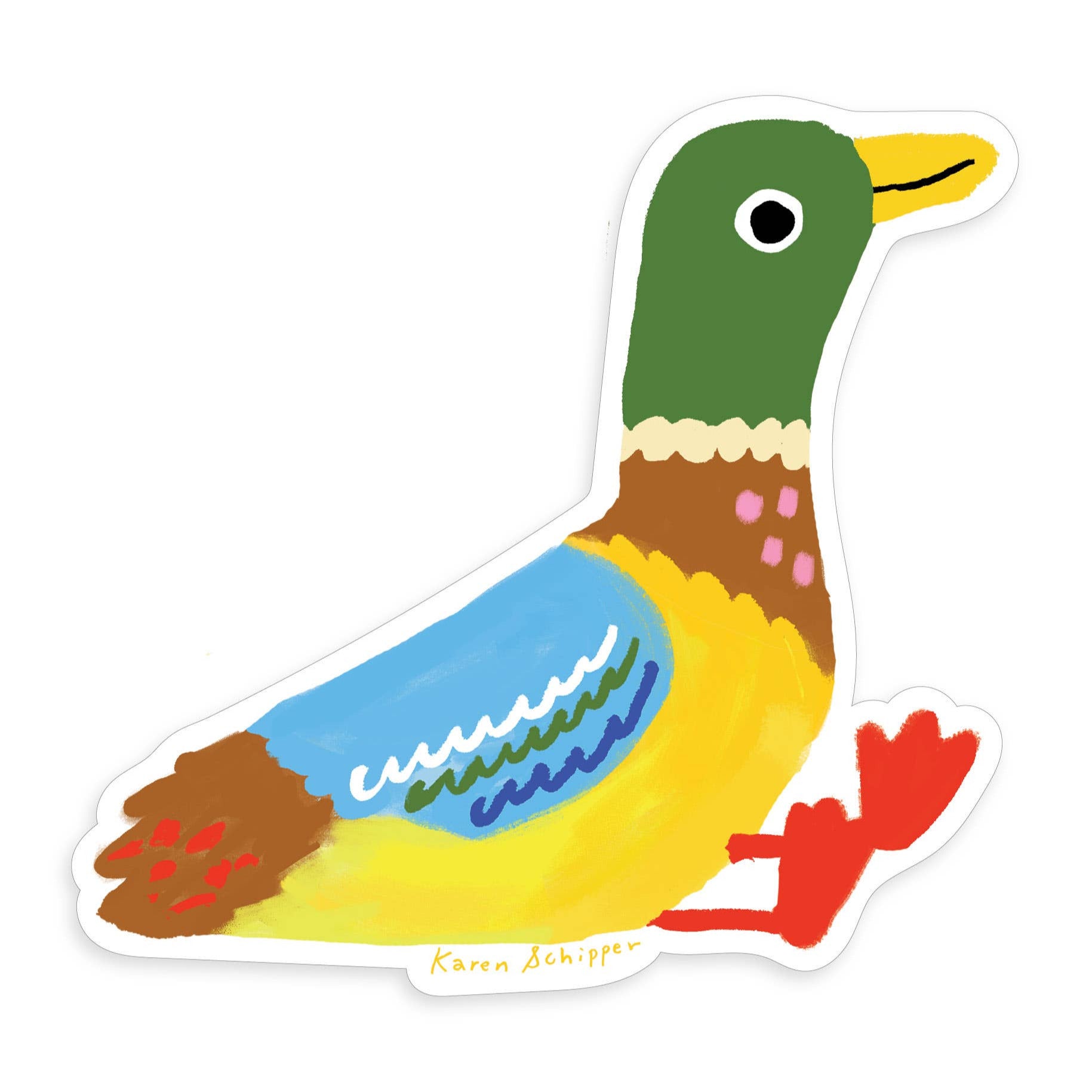 Mallard Duck Sticker