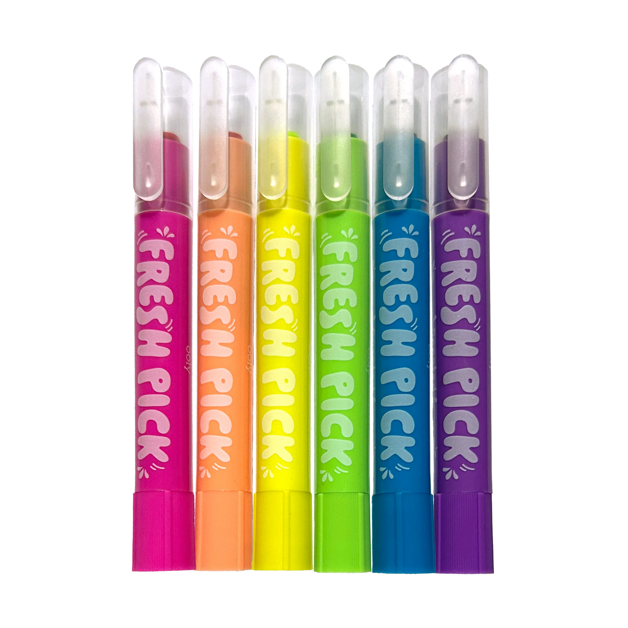 Fresh Pick Apple Scented Gel Crayons - Set of 6