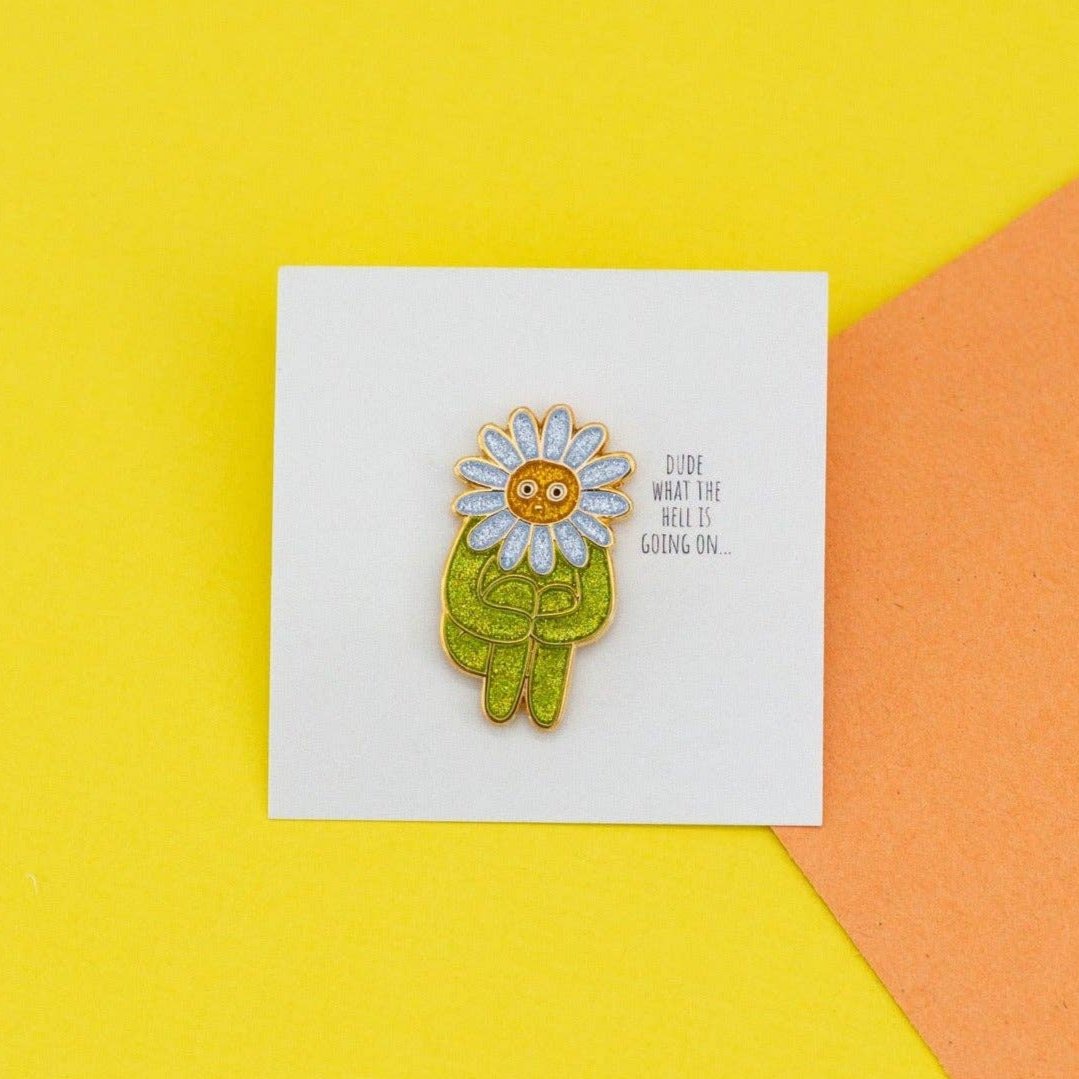 Flower Boy Enamel Pin