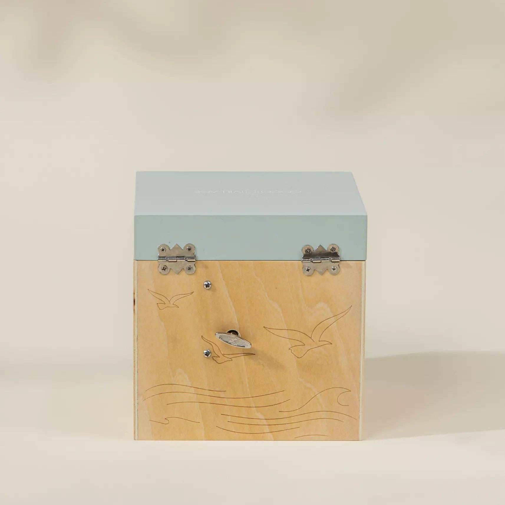 Wooden Musical Souvenir Box - Ocean