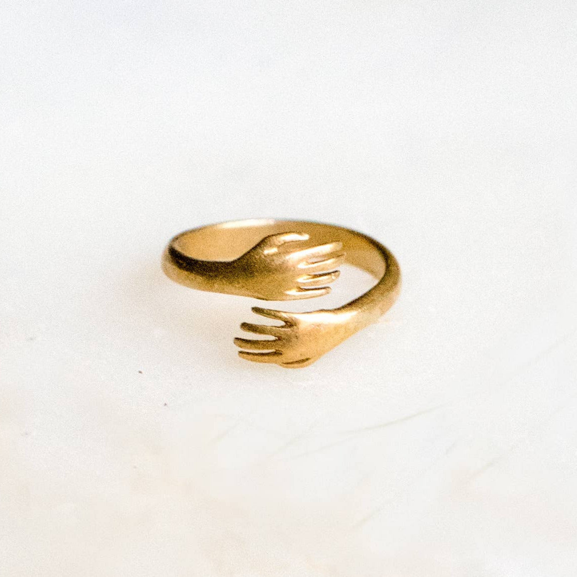 I Wanna Hold Your Small Hand Ring -24k gold