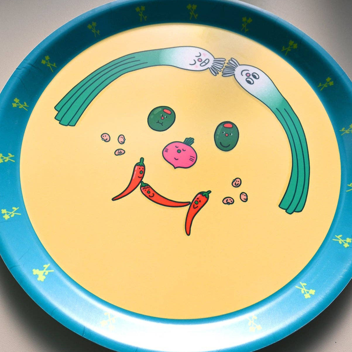 "Food Face" Chili Pepper Catch-all tray