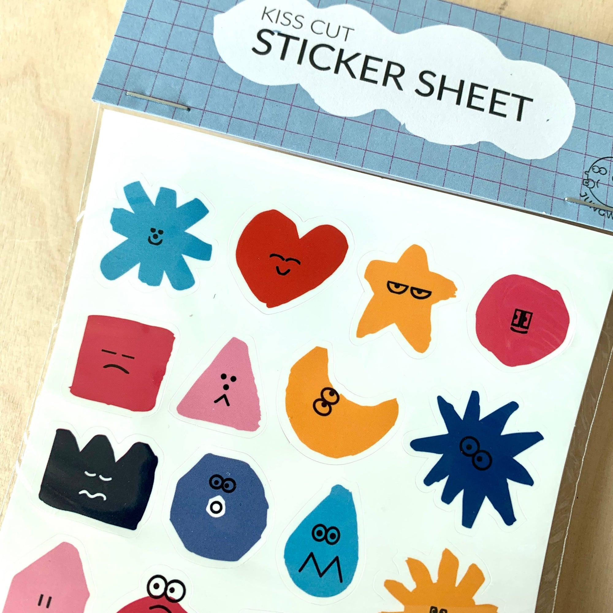 Emotions Kiss Cut Sticker Sheet -Barbara Dziadosz