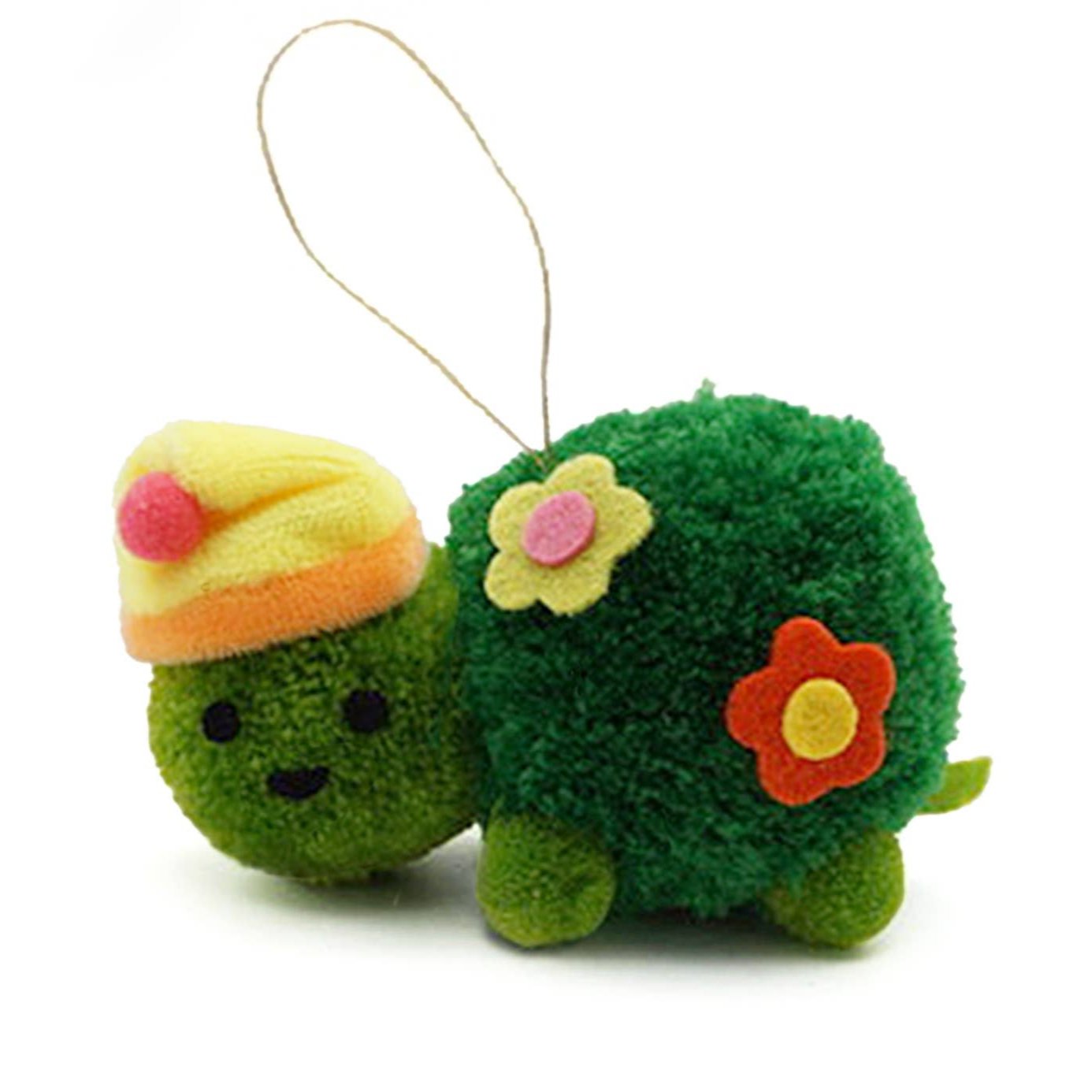 Sleepy Turtle Pom Pom Ornament