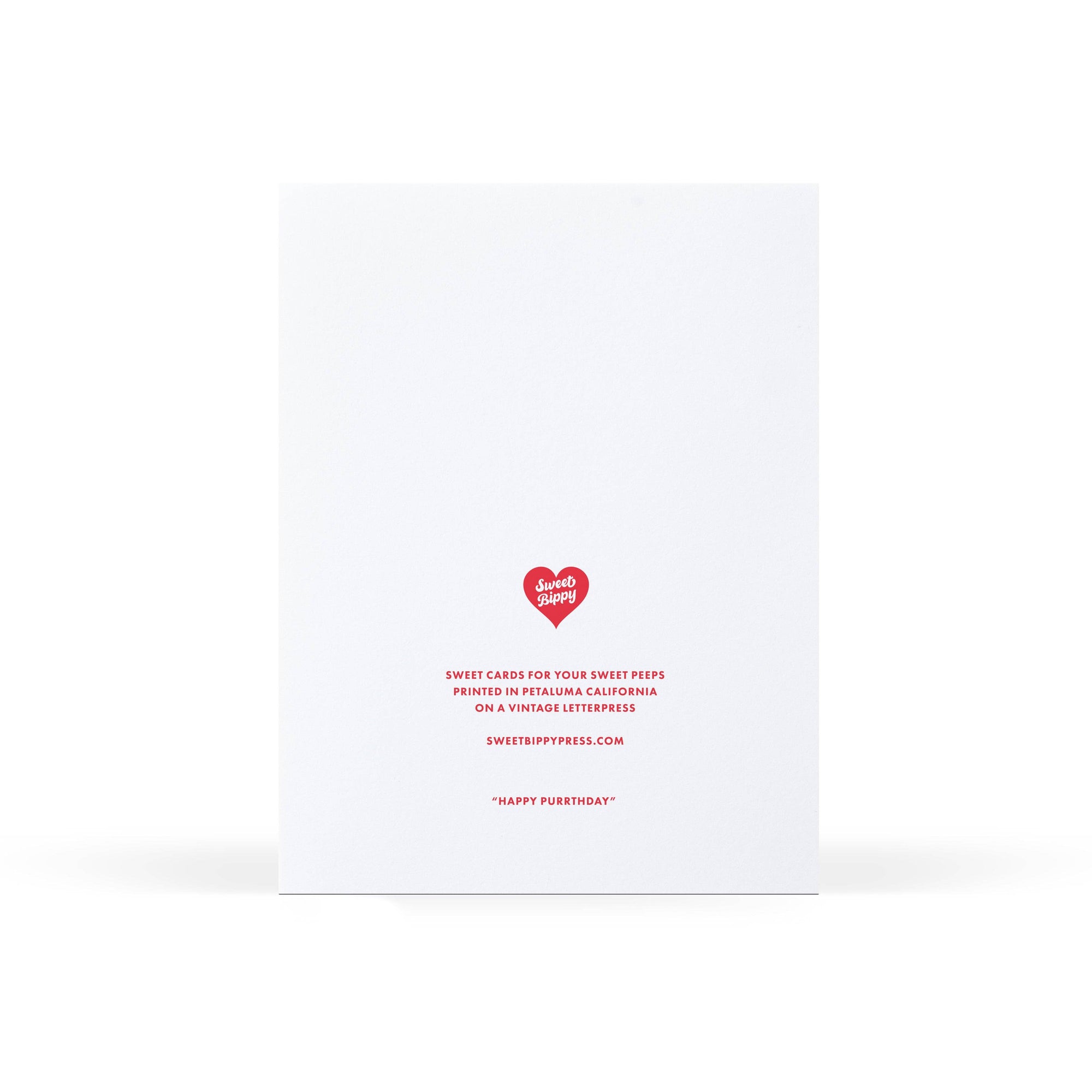 Happy Purrthday Greeting Card