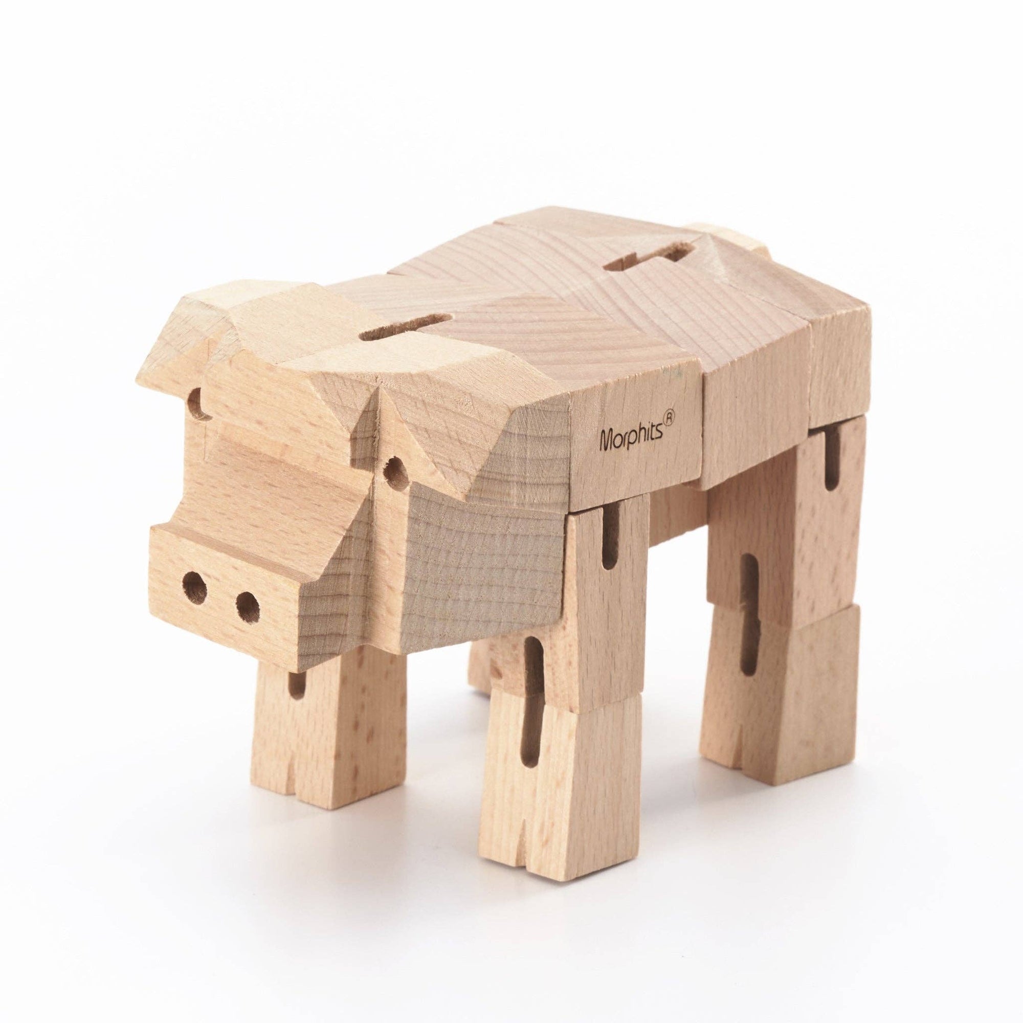 Morphits Pig Wooden Toy