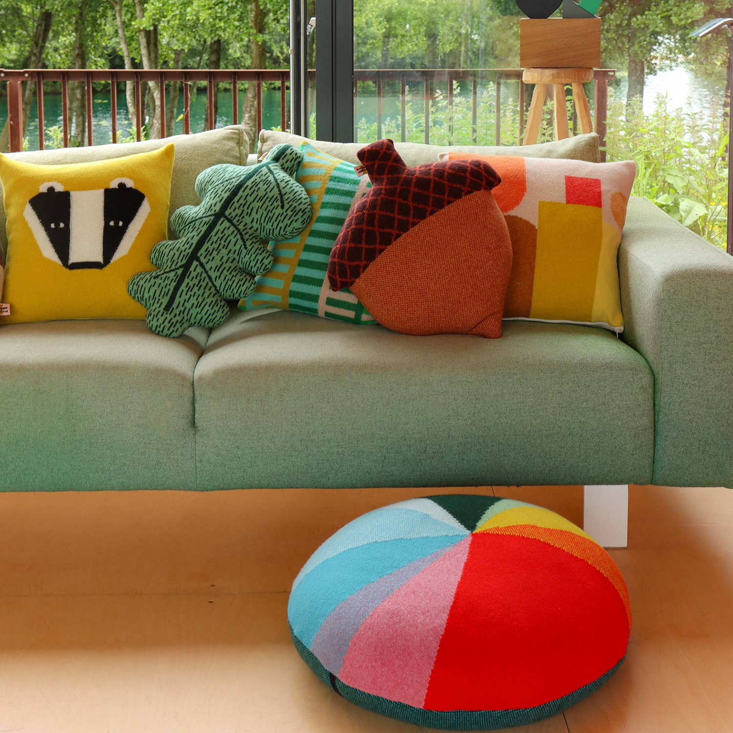 Pie Chart Floor Cushion -Donna Wilson