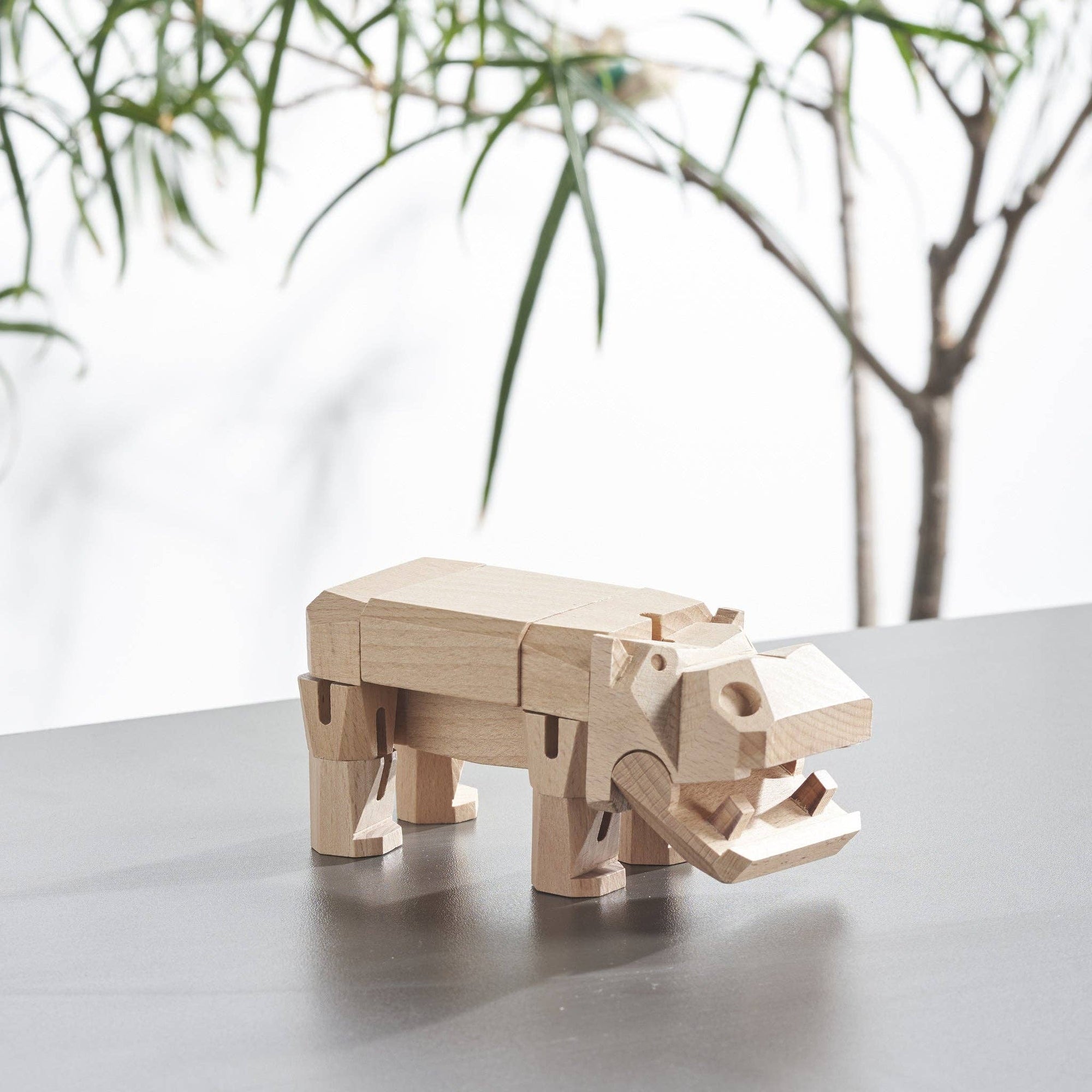 Morphits Hippo Wooden Toy