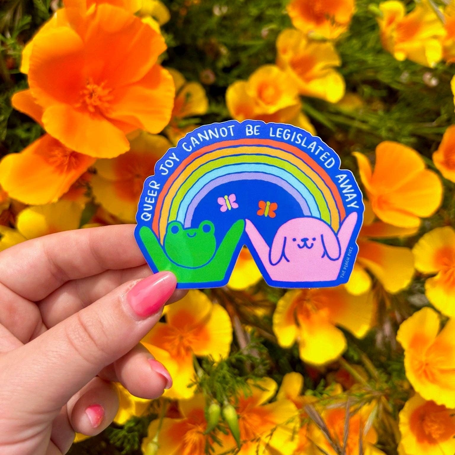 Queer Joy Cannot Be Legislated Away Sticker