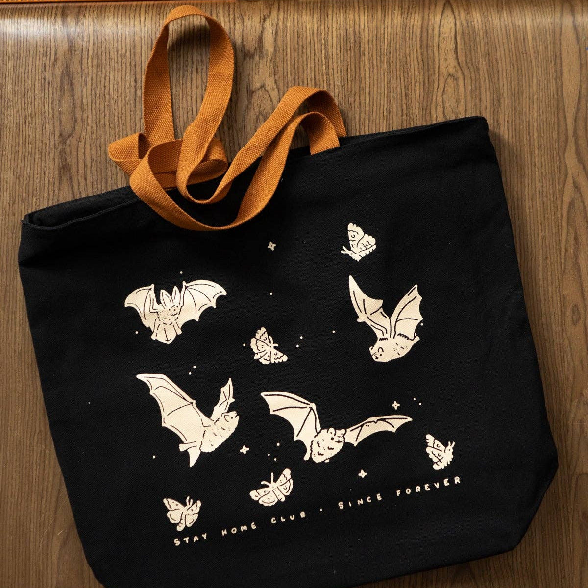 Echolocation Big Zip Tote | XL canvas bat bag w pocket