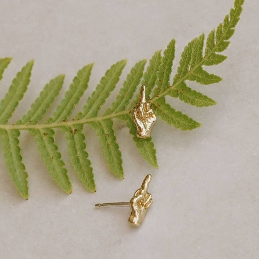 Gesture Stud Earrings
