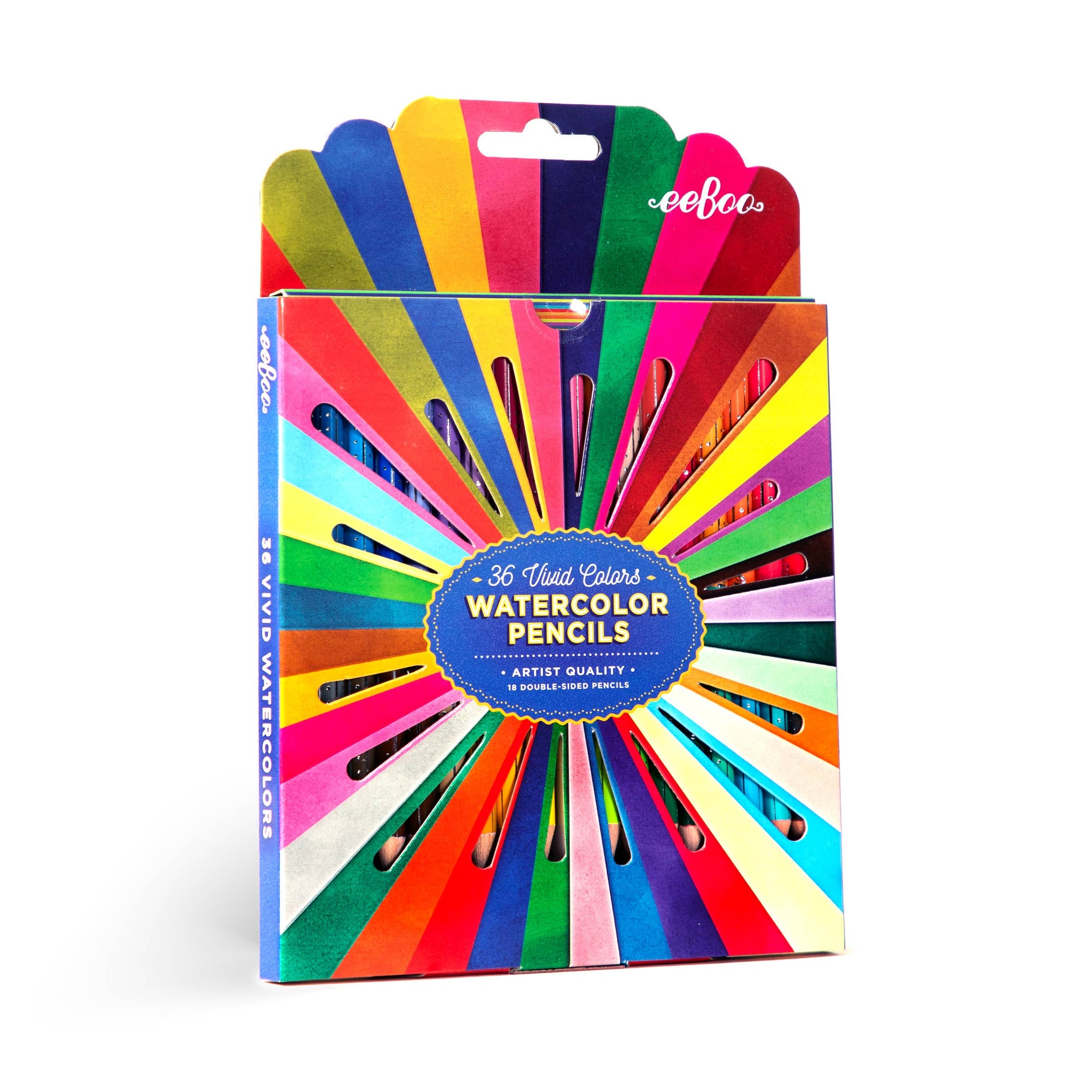 Rainbow 18 Double-Sided Watercolor Pencils