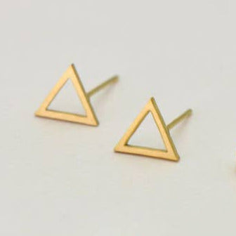 Geo Triangle Stud