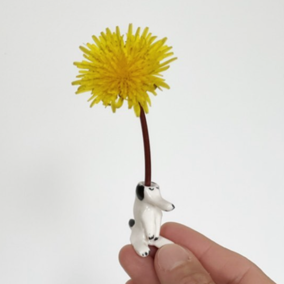 Mini Dog Vase -Eleonor Boström