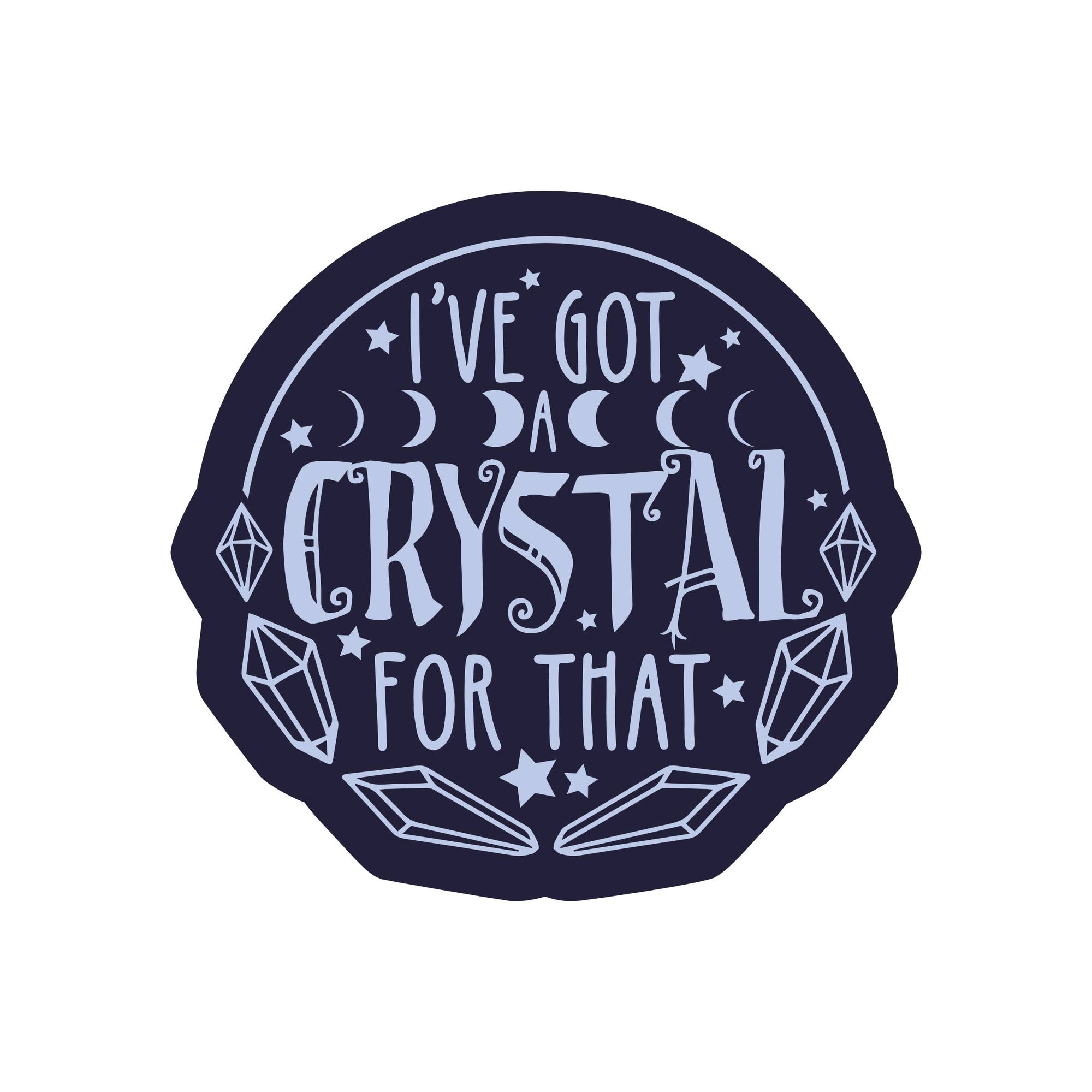 Crystal Vibes Energy Charge High Quality Vinyl Sticker